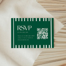 Código QR da Festa de Formatura com Listras Verdes