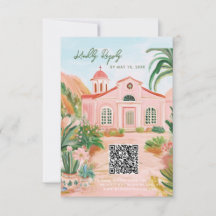 Código QR de destino rosa México