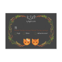 Concurso de Casamento de Gatos Florestais Rustic B