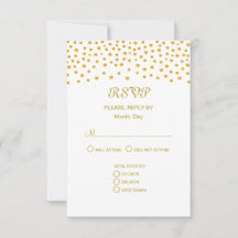 Confetes Dourados em Casamento Preto e Branco