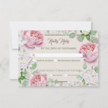 Confirmação de Casamento no Jardim de Rosas Rosa