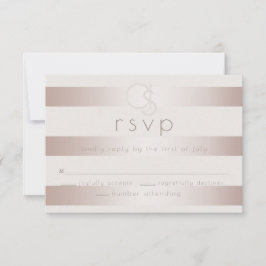 Cartão RSVP Confirmação de Presença no Casamento |  Elegantes 