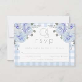 Cartão RSVP Confirmação de Presença no Casamento | Monograma