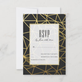 Cartão RSVP Confirmação de Presença para Casamento Classudo Do