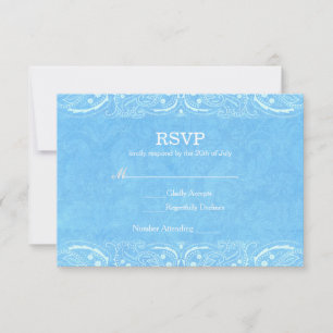 Cartão RSVP Confirmação de Presença para Casamento Country Wes