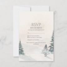 Confirmação de Presença para Casamento de Inverno