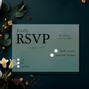 Cartão RSVP Confirmação de Presença para Casamento no Texas Hi