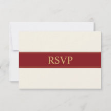 Confirmação de Presença para Casamento Vermelho Ca