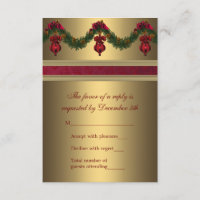 Confirmação de presença para festa de Natal vermel