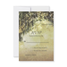 Corda de luzes da árvore mossita casamento rústico