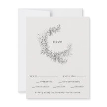 Coroa Botânica Minimalista para Casamento