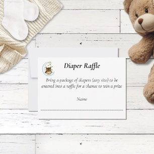 Cartão RSVP Coruja Azul-Lua-Foca Estrelas Bebê-Carneiro