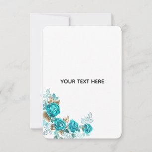 Cartão RSVP Crie seu próprio branco elegante