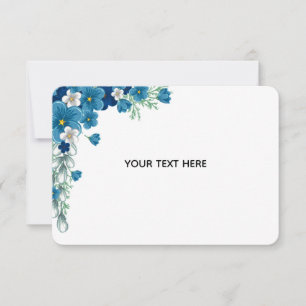 Cartão RSVP Crie Seu Próprio Floral