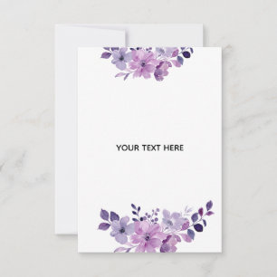 Cartão RSVP Crie Seu Próprio Floral