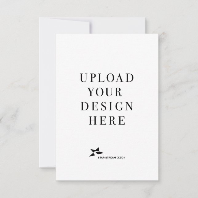 Cartão RSVP Crie seu próprio retrato 3,5x5 (Frente)