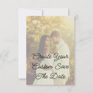 Cartão RSVP Crie seu Save The Date Personalizado
