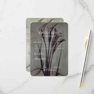 Cartão RSVP Crie seus próprios Casamentos vintage de raios X