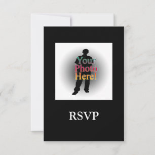 Cartão RSVP Crie sua própria foto personalizada personalizada