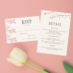 Cartão RSVP Dançar Com O Sussurro Do Vento