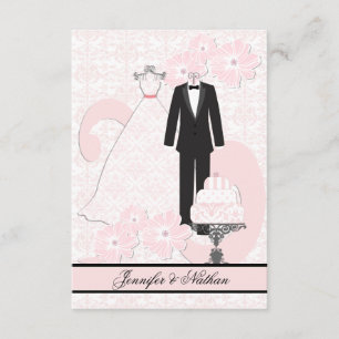 Cartão RSVP de Aposentado de Casamento