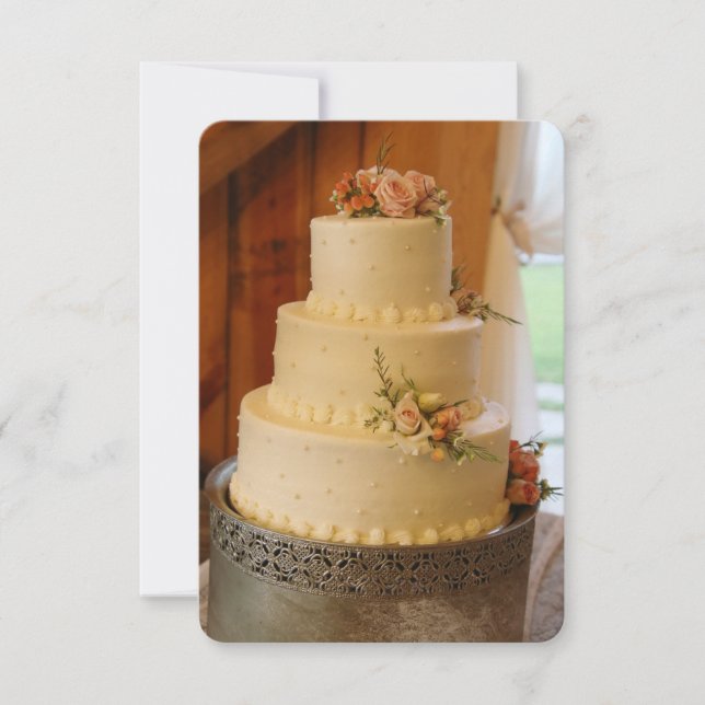 Cartão RSVP de Casamento (Frente)