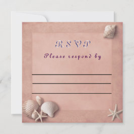 Cartão RSVP de Casamento