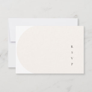 Cartão RSVP de Casamento de Arch Minimalista Moder