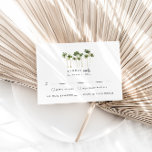 Cartão RSVP de Casamento de Destino de Praia Moder<br><div class="desc">Esta é uma moderna e elegante carta RSVP de casamento com tema de praia, com um emparelhamento de fontes minimalista e palmeiras de aquarelas. Edite todas as cores de texto e fonte e fundo. As cores das palmeiras não são editáveis // Para itens correspondentes, visite a coleção "KAIA" na loja...</div>