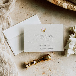 Cartão RSVP de Casamento de Fúria no Amor