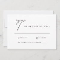 RSVP de Casamento de Ilustração de Água de Nova Yo