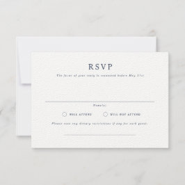Cartão RSVP de Casamento de Paisagem Formal Parker