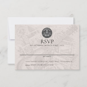 Cartão RSVP de Casamento de Passaporte Nashville