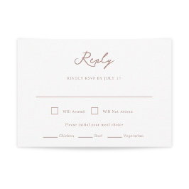 Cartão RSVP de Casamento de Pensacola