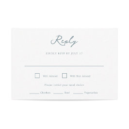 Cartão RSVP de Casamento de Pensacola