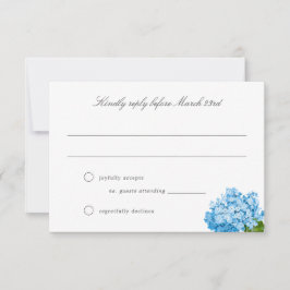 Cartão RSVP de Casamento do Grande Milênio da Hydr