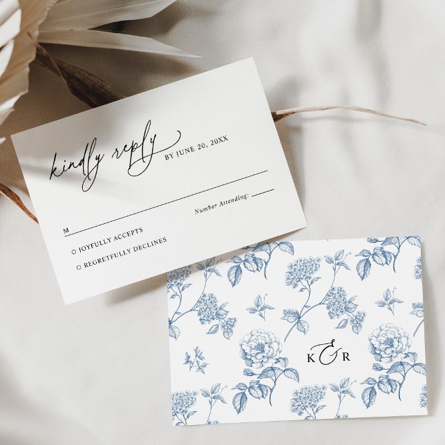 Cartão RSVP de Casamento Negro e Branco Minimalist (Criador carregado)