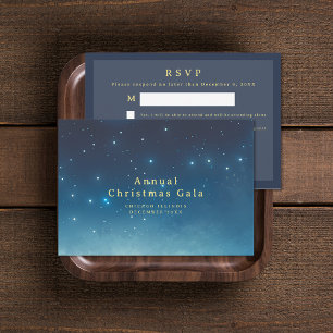 Cartão RSVP de Resposta de Férias de Natal