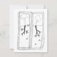 Desenho de raízes sombreadas