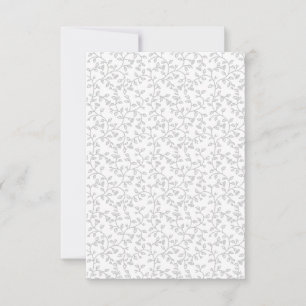 Cartão RSVP Design Decorativo Trinta e Sete