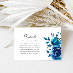 Cartão RSVP Detalhes Elegantes de Quinceanera com Caligrafia F