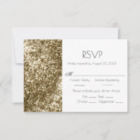 Dourado Casamento Elegante Glitter