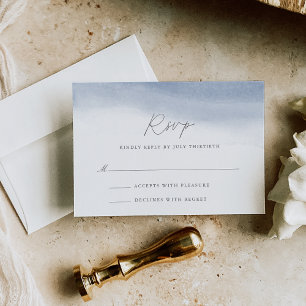 Cartão RSVP Ebb Tide Wedding Mail-in