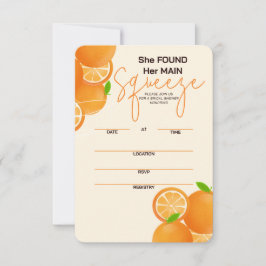 Cartão RSVP Ela Encontrou Seu Amor Chuveiro de Noiva