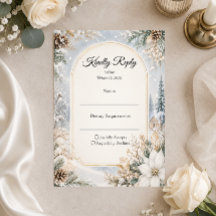 Elegância de Enchanted Winter Wonderland Casamento