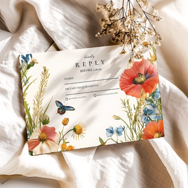 Cartão RSVP Elegant DaTECNEN Festa de formatura (Criador carregado)