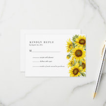 Elegant Sunflower Summer Wedding 