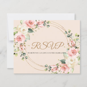 Cartão RSVP Elegante BUDGET.
