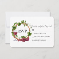 Elegante Coroa de Vides em Aquarela Casamento
