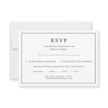 Elegante Escolha de Refeição Minimalista Preto e B